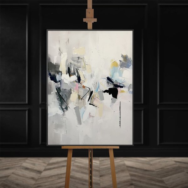 Obraz s ručně malovanými prvky s rámem/na plátně 70x100 cm Cro – Styler