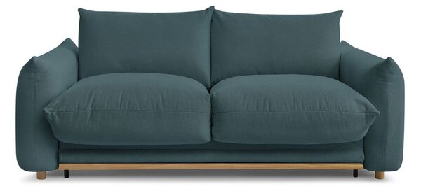 Modrá rozkládací pohovka 214 cm Ernest – Bobochic Paris