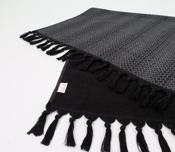 Saunová osuška Aloha černá