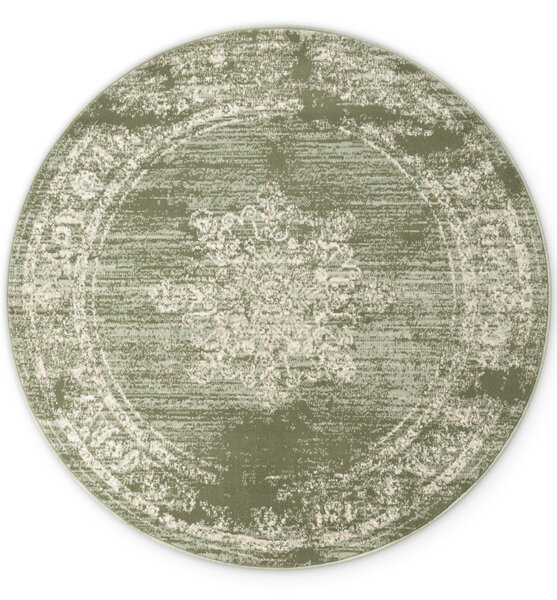 Hanse Home, Kusový koberec Gloria Lydia 106255 Mint kruh, 120x120 (průměr) kruh, zelená, chodba / předsíň