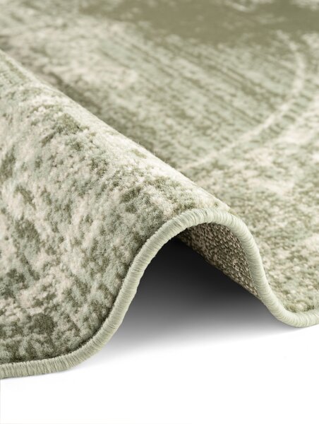 Hanse Home, Kusový koberec Gloria Lydia 106255 Mint kruh, 120x120 (průměr) kruh, zelená, chodba / předsíň