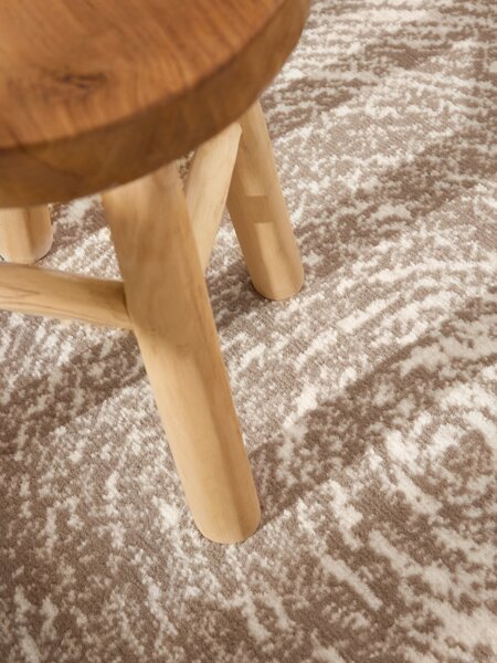 Hanse Home, Kusový koberec Gloria Cavallo 106258 Creme Beige kruh, 120x120 (průměr) kruh, béžová, chodba / předsíň