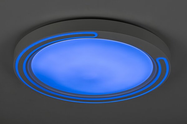 Rabalux 2249 Triton LED Stropní svítidlo s ovladačem | RGB | Variabilní | Stmívatelné | 40W | Bílá - r-2249