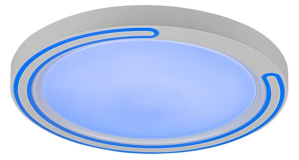 Rabalux 2249 Triton LED Stropní svítidlo s ovladačem | RGB | Variabilní | Stmívatelné | 40W | Bílá - r-2249