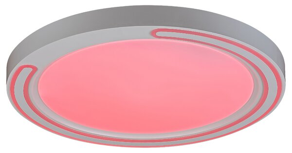 Rabalux 2249 Triton LED Stropní svítidlo s ovladačem | RGB | Variabilní | Stmívatelné | 40W | Bílá - r-2249