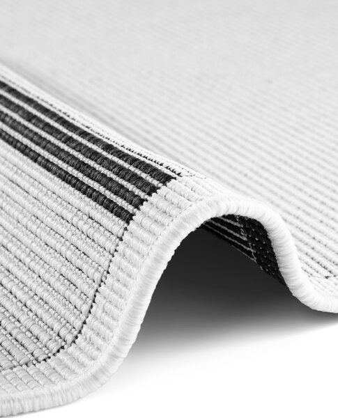 NORTHRUGS, Běhoun Duet Bowen 106244 Black/White - na ven i na doma, 80x250, černobílá, chodba / předsíň