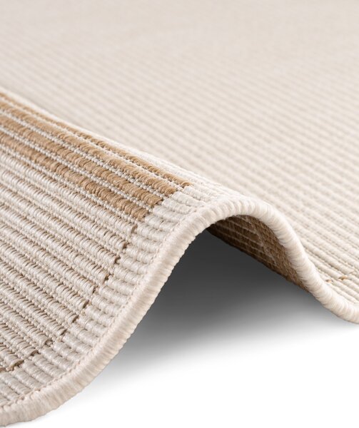 NORTHRUGS, Kusový koberec Duet Bowen 106245 Beige/White - na ven i na doma, 120x170, béžová, chodba / předsíň