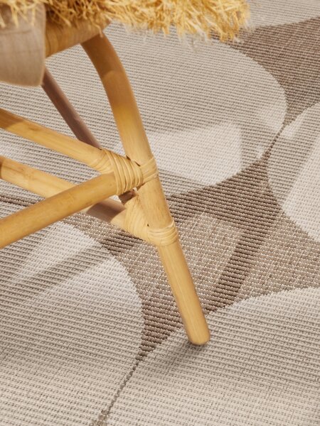 NORTHRUGS, Kusový koberec Duet Bowen 106245 Beige/White - na ven i na doma, 120x170, béžová, chodba / předsíň