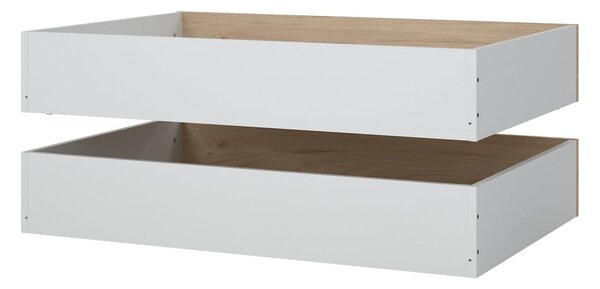 Šuplíky pod postel v přírodní barvě v sadě 2 ks 90x190/140x190 cm Naia – Tvilum