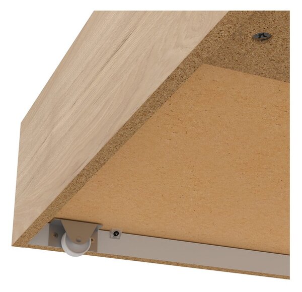 Šuplíky pod postel v přírodní barvě v sadě 2 ks 90x190/140x190 cm Naia – Tvilum