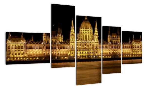 Budova parlamentu - Budapešť (150x85cm)
