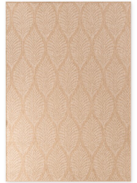 NORTHRUGS, Kusový koberec Duet Liora 106247 Beige/White - na ven i na doma, 120x170, béžová, chodba / předsíň