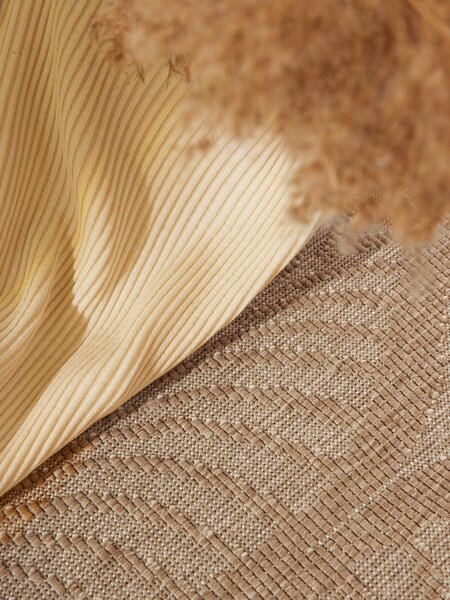 NORTHRUGS, Kusový koberec Duet Liora 106247 Beige/White - na ven i na doma, 120x170, béžová, chodba / předsíň