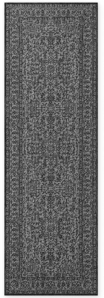 NORTHRUGS, Běhoun Duet Kona 106248 Black/White - na ven i na doma, 80x250, černobílá, chodba / předsíň
