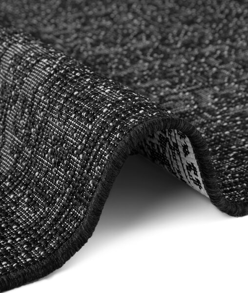 NORTHRUGS, Běhoun Duet Kona 106248 Black/White - na ven i na doma, 80x250, černobílá, chodba / předsíň