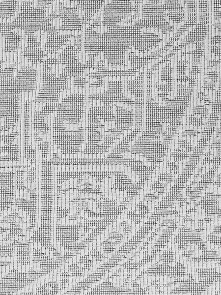 NORTHRUGS, Kusový koberec Duet Kona 106249 White/Gray kruh - na ven i na doma, 160x160 (průměr) kruh, šedá, chodba / předsíň