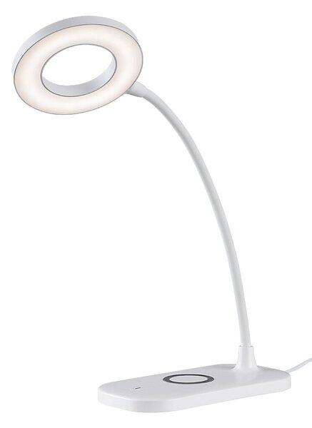 Rabalux 74014 Hardin LED Moderní stolní lampička | Variabilní | Stmívatelné | 5W | Bílá - r-74014