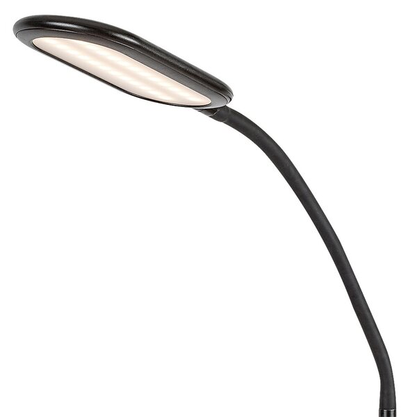 Rabalux 74009 Adelmo LED Stmívatelná stojací lampa | Variabilní | Stmívatelné | 10W | Bílá | Černá - r-74009