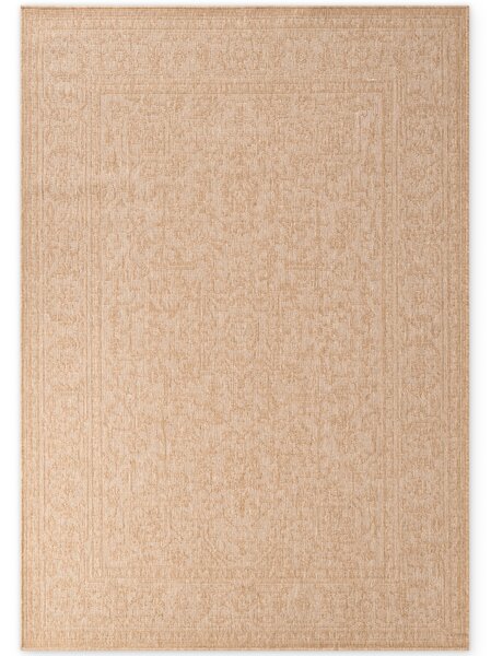 NORTHRUGS, Kusový koberec Duet Kona 106250 Beige/White - na ven i na doma, 120x170, béžová, chodba / předsíň