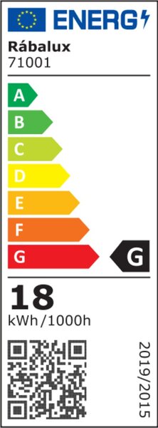 Rabalux 71001 Faramir LED Stropní svítidlo s ovladačem | RGB | Variabilní | Stmívatelné | 18W | Bílá - r-71001