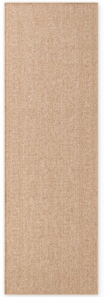 NORTHRUGS, Běhoun Duet Kona 106250 Beige/White - na ven i na doma, 80x250, béžová, chodba / předsíň