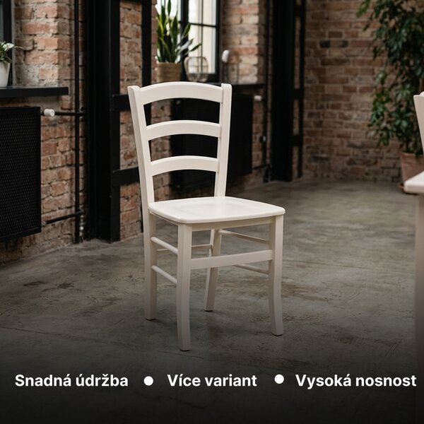 Stima Židle PAYSANE COLOR s masivním sedákem Odstín: Žlutá (anilin)