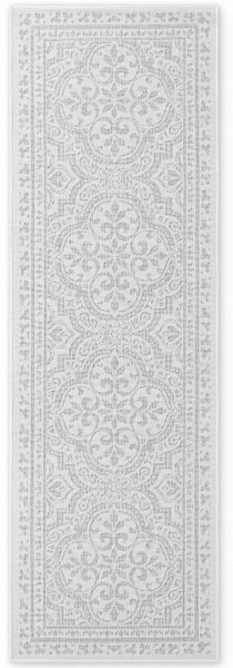 NORTHRUGS, Běhoun Duet Rosel 106251 White/Gray - na ven i na doma, 80x250, šedá, chodba / předsíň