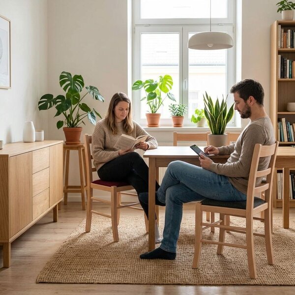 STIMA Židle FURLA s čalouněným sedákem Odstín: Dub, Látky: LUX jeans 33