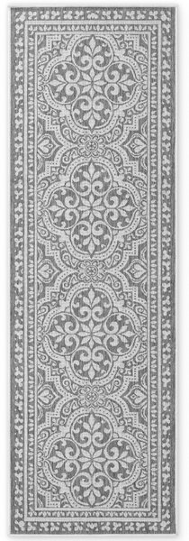 NORTHRUGS, Běhoun Duet Rosel 106251 White/Gray - na ven i na doma, 80x250, šedá, chodba / předsíň