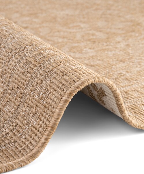 NORTHRUGS, Běhoun Duet Rosel 106252 Beige/White - na ven i na doma, 80x250, béžová, chodba / předsíň