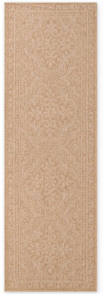 NORTHRUGS, Běhoun Duet Rosel 106252 Beige/White - na ven i na doma, 80x250, béžová, chodba / předsíň