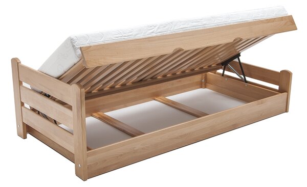 GABI Dřevěná postel Relax 90x200, buk lakovaný