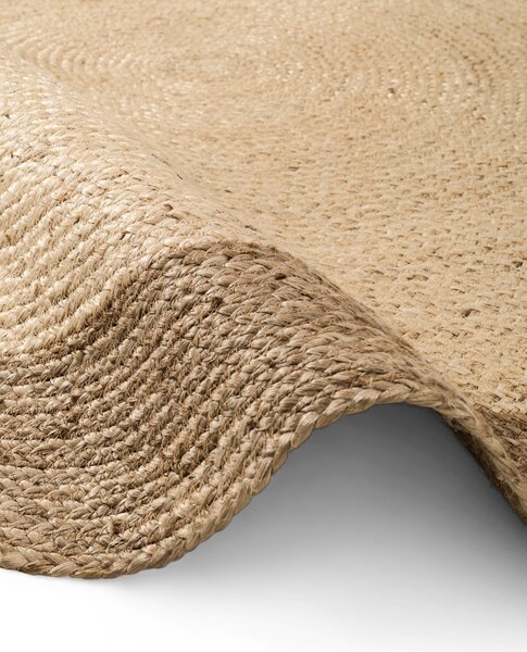 Hanse Home, Kusový koberec Looma 106224 Natur Ivory/Grey/Beige kruh, 120x120 (průměr) kruh, béžová, chodba / předsíň
