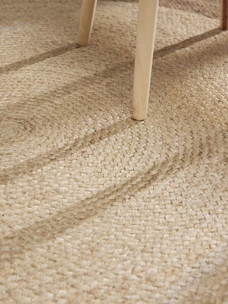 Hanse Home, Kusový koberec Looma 106224 Natur Ivory/Grey/Beige kruh, 120x120 (průměr) kruh, béžová, chodba / předsíň
