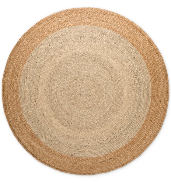 Hanse Home, Kusový koberec Looma 106225 Natur Ivory/Gold kruh, 100x100 (průměr) kruh, béžová, chodba / předsíň