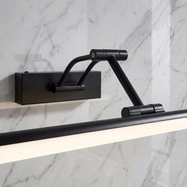 Toolight Rea, Koupelnové nástěnné LED svítidlo SWE026-1W 60cm Black, OSW-20125