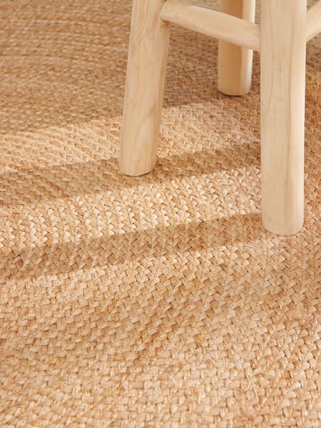 Hanse Home, Kusový koberec Looma 106226 Natur Gold/Ivory kruh, 160x160 (průměr) kruh, béžová, chodba / předsíň