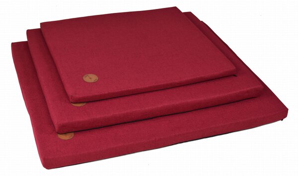 Lauren Design Matrace pro psy Demi PREMIUM, červená Velikost: 70 x 60 x 3 cm