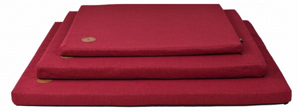 Lauren Design Matrace pro psy Demi PREMIUM, červená Velikost: 70 x 60 x 3 cm
