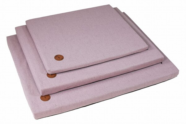 Lauren Design Matrace pro psy Demi PREMIUM, růžová Velikost: 85 x 70 x 5 cm