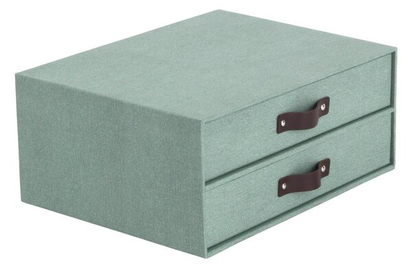 Zelený kartonový organizér zásuvkový Birger Canvas Paper Laminate – Bigso