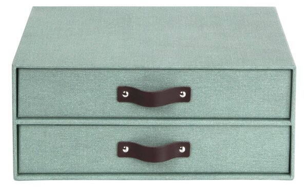 Zelený kartonový organizér zásuvkový Birger Canvas Paper Laminate – Bigso