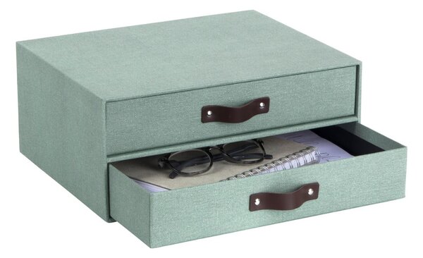 Zelený kartonový organizér zásuvkový Birger Canvas Paper Laminate – Bigso