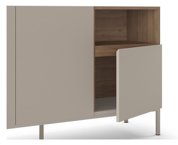 Krémová komoda 140x80 cm Cailin – Marckeric