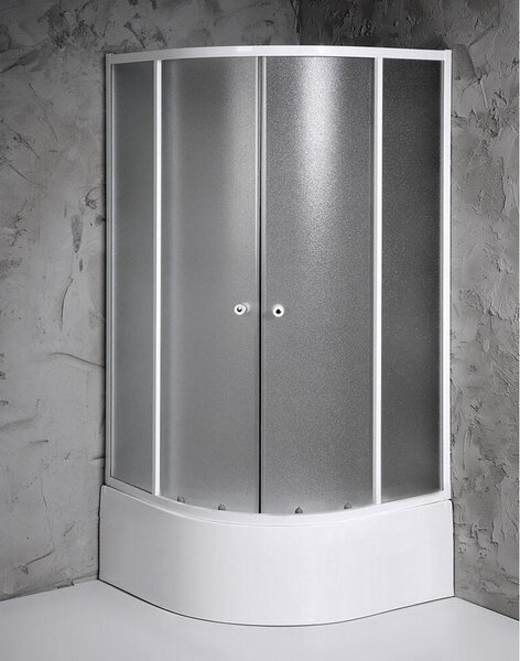 ARLEN sprchový kout kvadrant 800x800mm, skleněná cihla