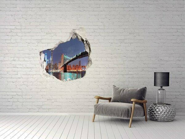 Fototapeta díra na zeď 3D Díra ve zdi s oblohou nd-p-39113781