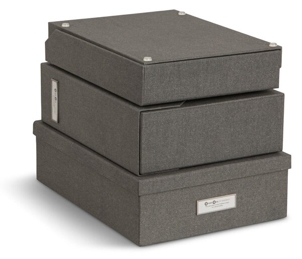 Kartonové organizéry na dokumenty v sadě 5 ks Holger – Bigso Box of Sweden