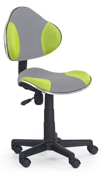 Halmar Dětská židle Flash 2, šedá/zelená