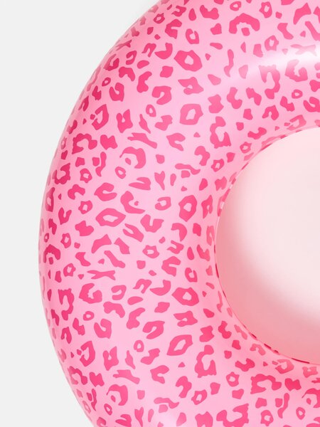 Sinsay - Nafukovací kruh s leopardím vzorem - růžová