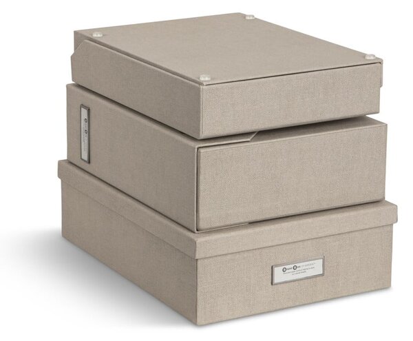 Kartonové organizéry na dokumenty v sadě 5 ks Holger – Bigso Box of Sweden